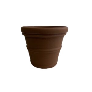 Garden Italia Vaso Campana Doppio Bordo Ø25 cm in Resina – Made in Italy, Resistente al Gelo e Antiurto