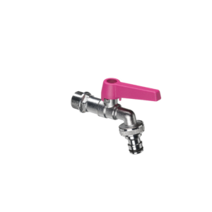 Rubinetto  con leva colorata in ottone Belfer  diametro Ø28mm