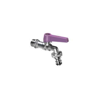 Rubinetto  con leva colorata in ottone Belfer  diametro Ø28mm