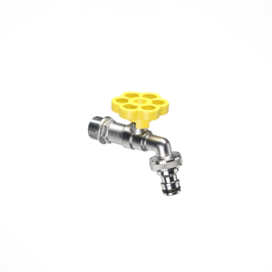 Rubinetto con manopola a fiore Belfer colorato Ø 29 mm