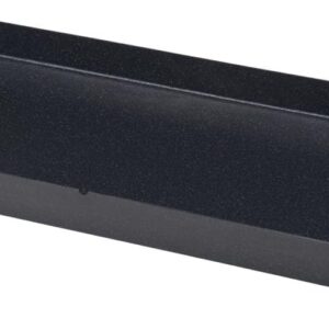 Cheonda - Teraplast vaso Schio cassa 100x40x40cm Antracite + sottovaso
