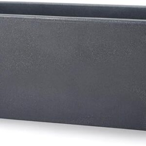 Cheonda - Teraplast vaso Schio cassa 100x40x40cm Antracite + sottovaso